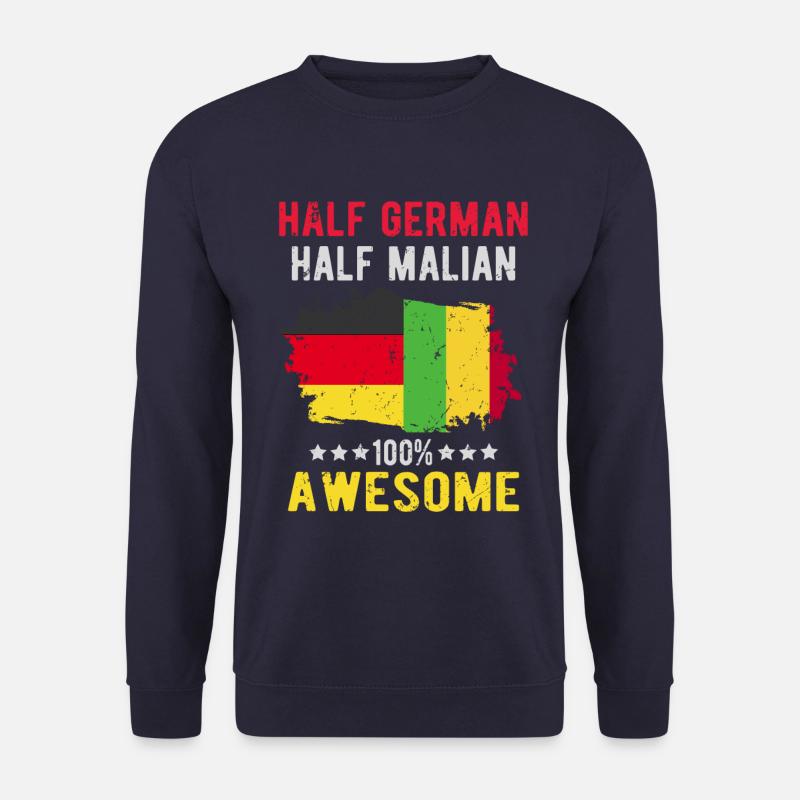 Half German half Malians - Unisex Sweatshirt - navy