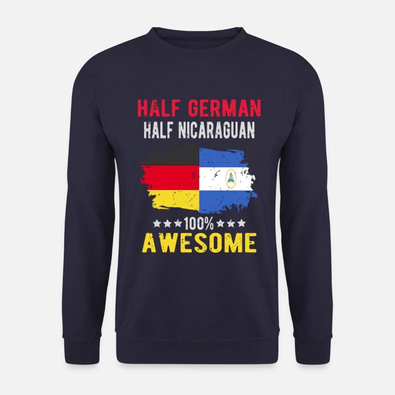 Half German half Nicaraguans - Unisex Sweatshirt - navy