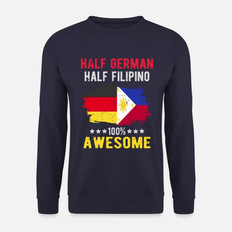 Half German half Filipino - Unisex Sweatshirt - navy