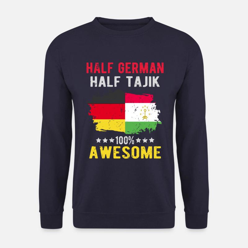 Half German half Tajiks - Unisex Sweatshirt - navy