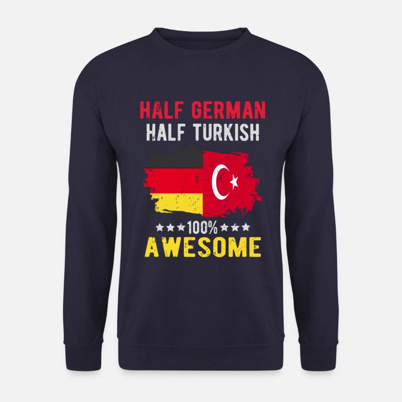 Half German half Turk - Unisex Sweatshirt - navy
