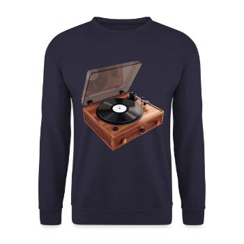 Classics on Record: A Two-Dimensional Illusion - Unisex Sweatshirt - navy - Front - Alina (178cm) & Michal (187cm)