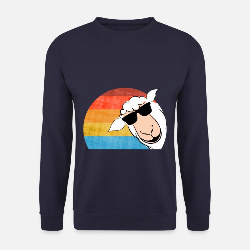 Sheep with sunglasses - Unisex Sweatshirt - navy