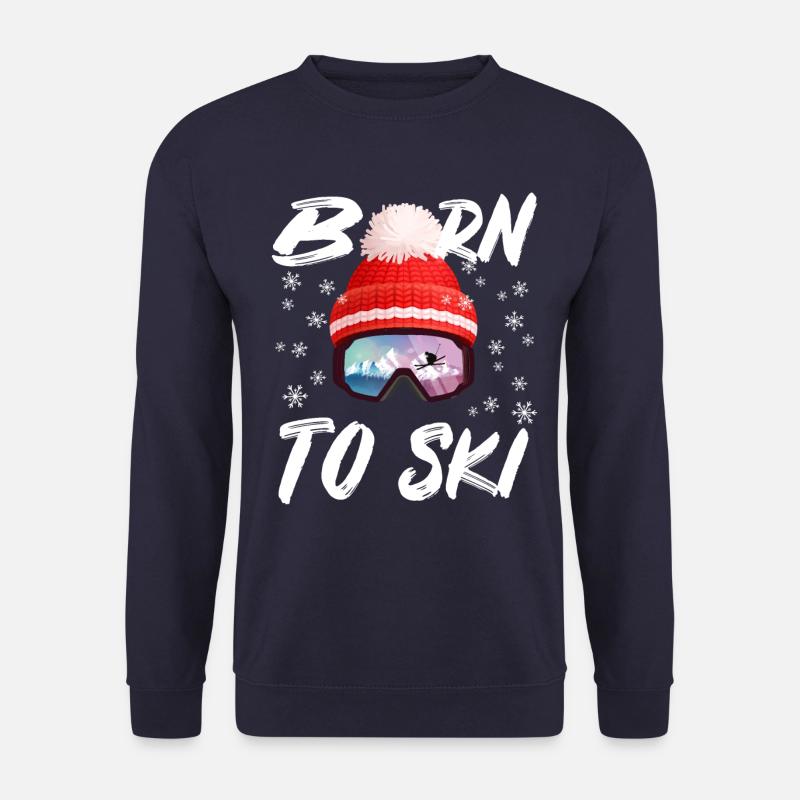 Born to Ski - Unisex Pullover - Navy