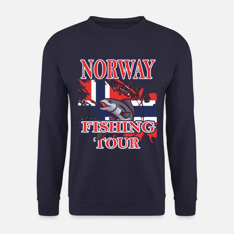 Norway Fishing Tour - Unisex Pullover - Navy