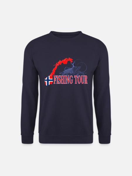 Fishing Tour Angeltour Norwegen Geschenk - Unisex Pullover - Navy