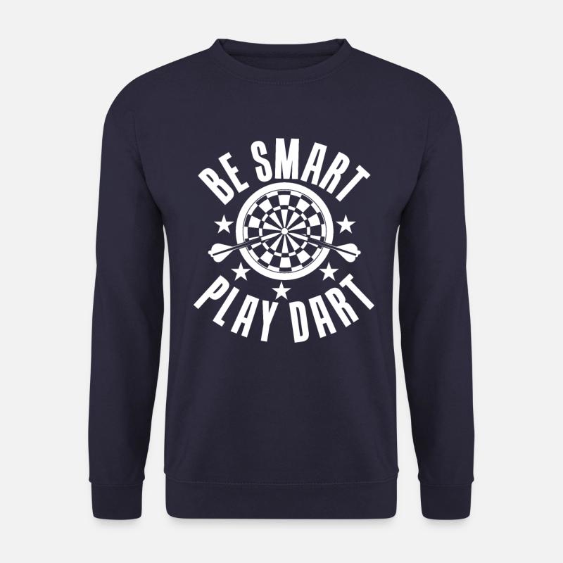 Dart Darter Dartspieler Darts Geschenk Spruch Idee - Unisex Pullover - Navy