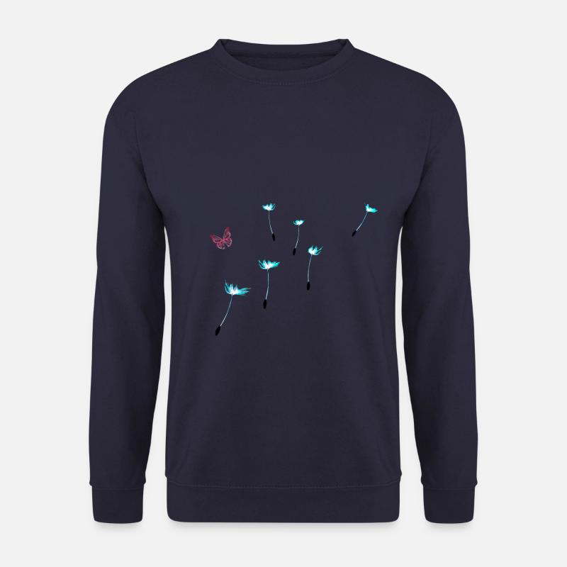 Pusteblume Schmetterling - Unisex Pullover - Navy