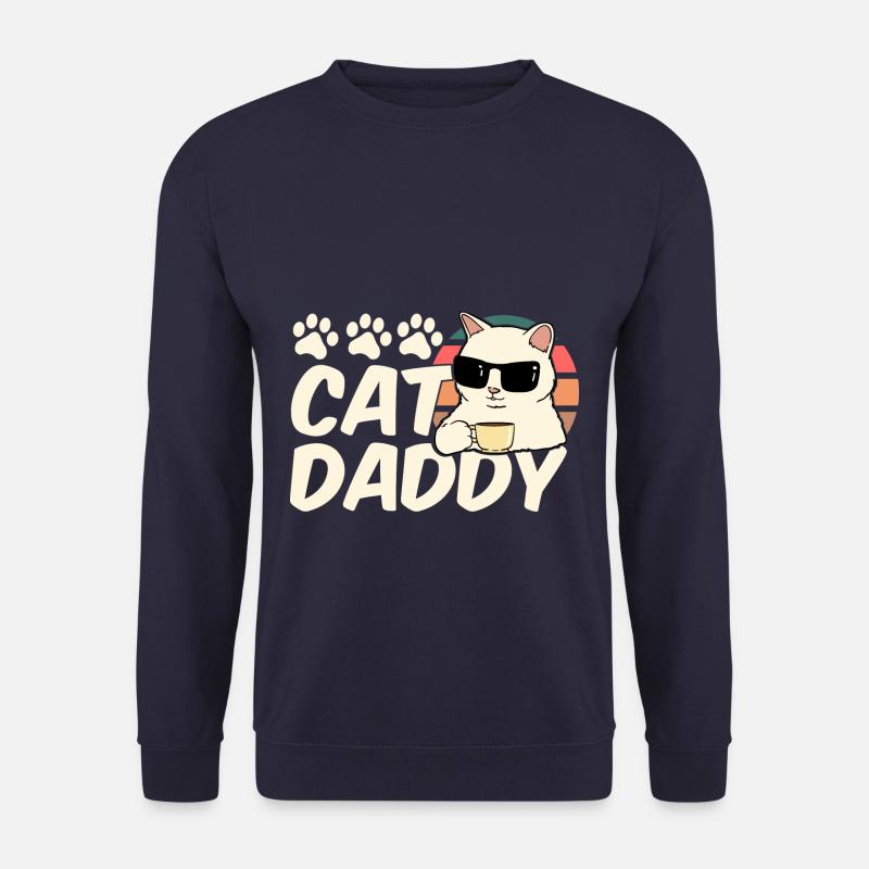 Cute Cat Daddy - Unisex Pullover - Navy