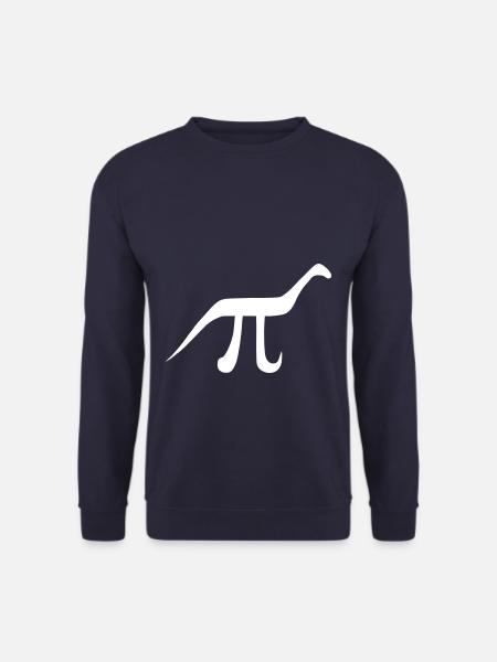 lustig nerd geek, pi day, pi, Pinosaurier - Unisex Pullover - Navy