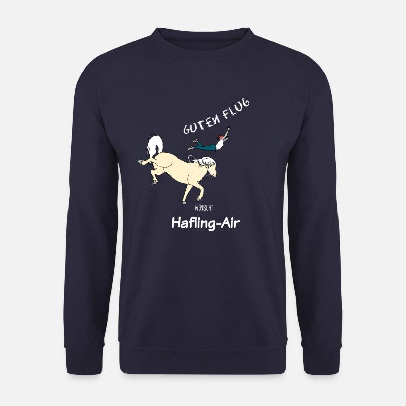 Hafling Air Haflinger Pferd Pferdeliebhaber - Unisex Pullover - Navy