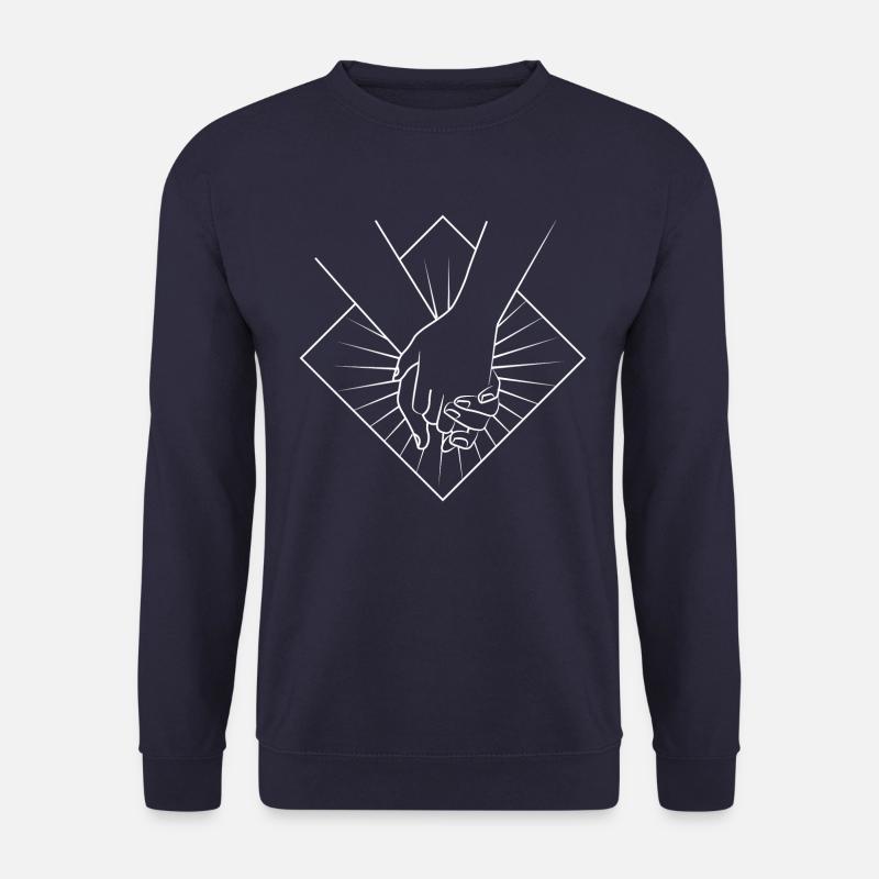 Ensemble, relation, foi - Sweat-shirt Unisexe - marine