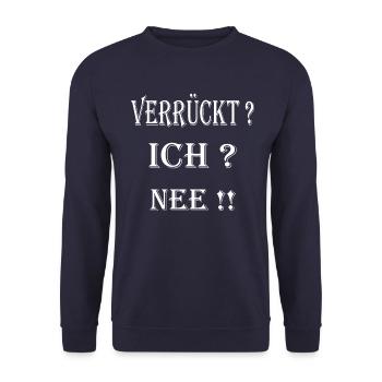 Un sort amusant pour tous - Sweat-shirt Unisexe - marine - Devant - Alina (178cm) & Michal (187cm)