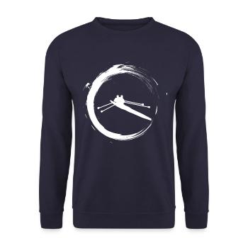 Rudern - Unisex Pullover - Navy - Vorne - Alina (178cm) & Michal (187cm)