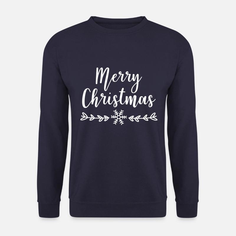 Merry Christmas - Unisex Pullover - Navy