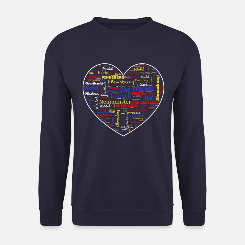 Schleswig Holstein Cities Gift - Unisex Sweatshirt - navy