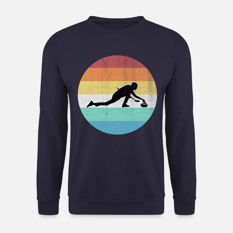 Curling - Unisex Pullover - Navy