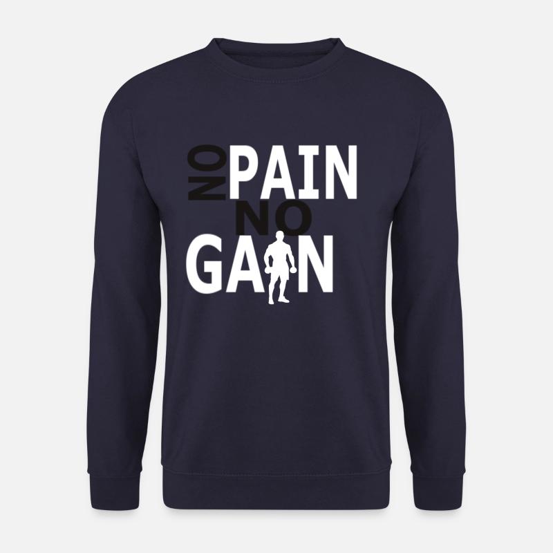 No Pain No Gain - Unisex Pullover - Navy