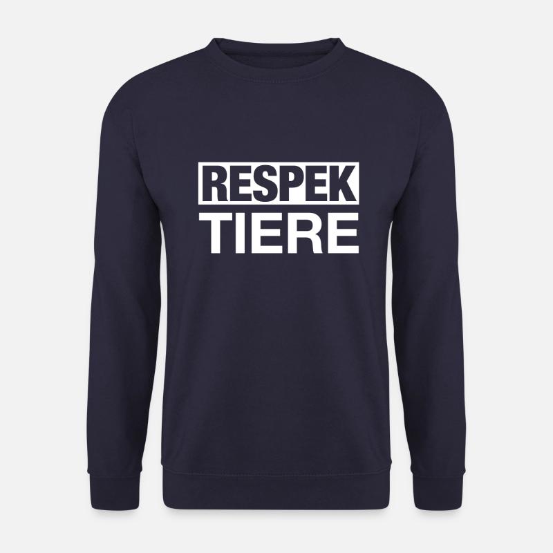 Tierschutz Tierliebe Tierrechte Veganismus vegan - Unisex Pullover - Navy