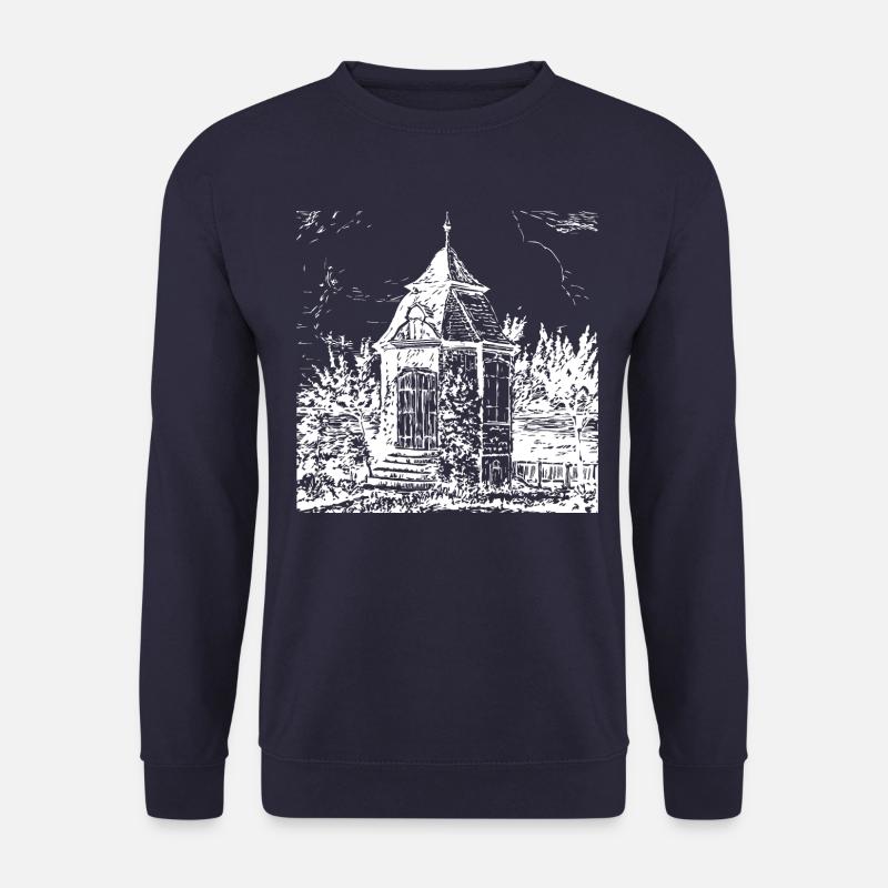 Radevormwald historisches Gartenhaus - Heimat - Unisex Pullover - Navy