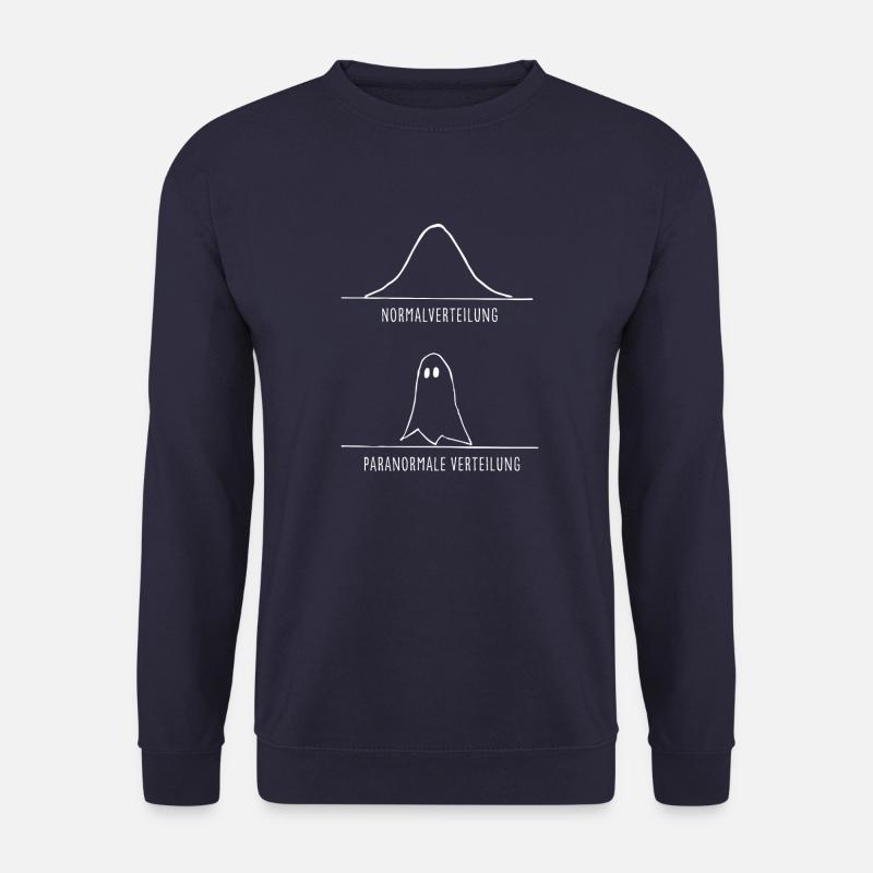 Lustiges Geist Mathe Statistik Halloween Geschenk - Unisex Pullover - Navy