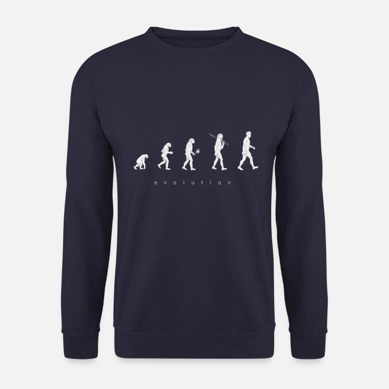 Human evolution - Unisex Sweatshirt - navy