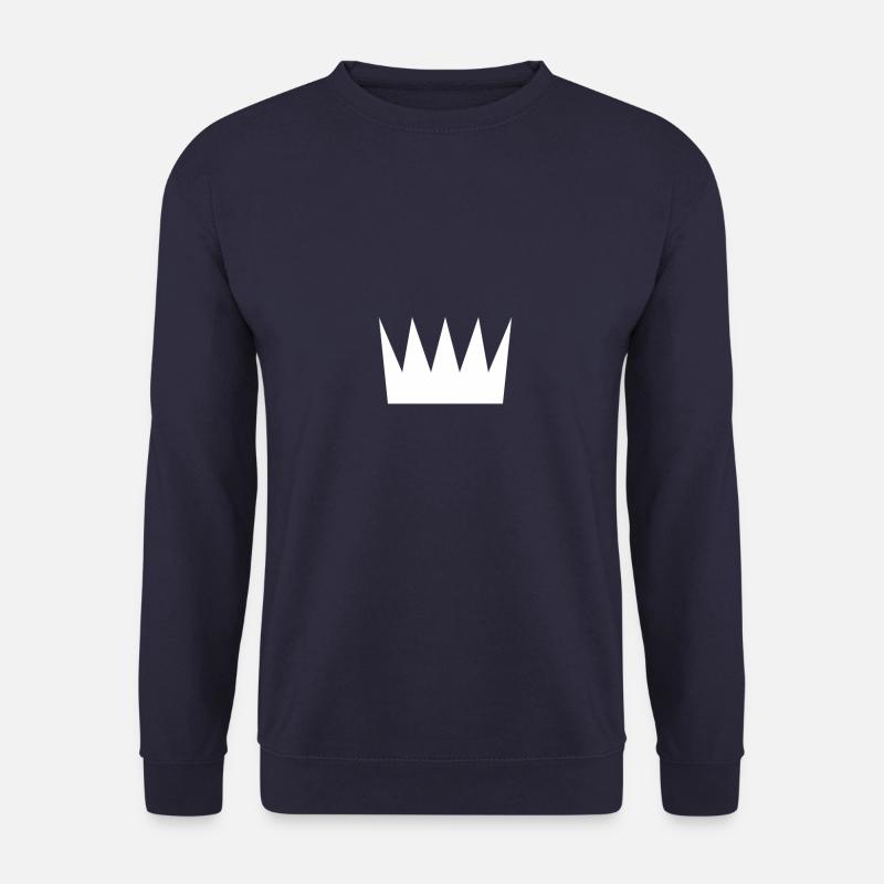 Krone Weiß - Unisex Pullover - Navy
