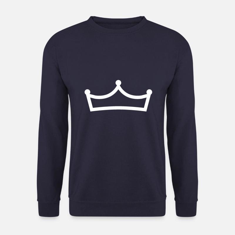 Krone White - Unisex Sweatshirt - navy