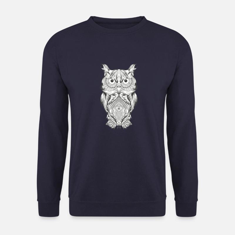 Eule stylisch - Unisex Pullover - Navy