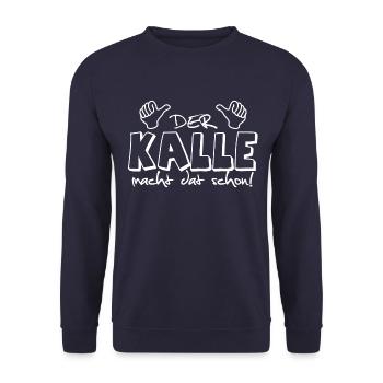 Kalle Karl - Unisex Pullover - Navy - Vorne - Alina (178cm) & Michal (187cm)