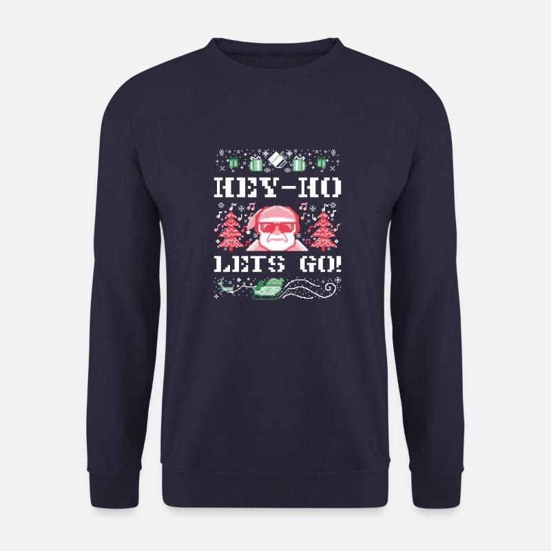 Hey-Ho Let's Go! Christmas Design. - Unisex Pullover - Navy