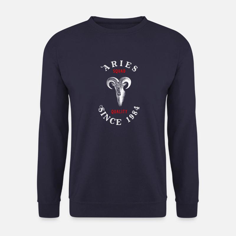 Widder Aries Bock Geschenk Sternzeichen Steinbock - Unisex Pullover - Navy