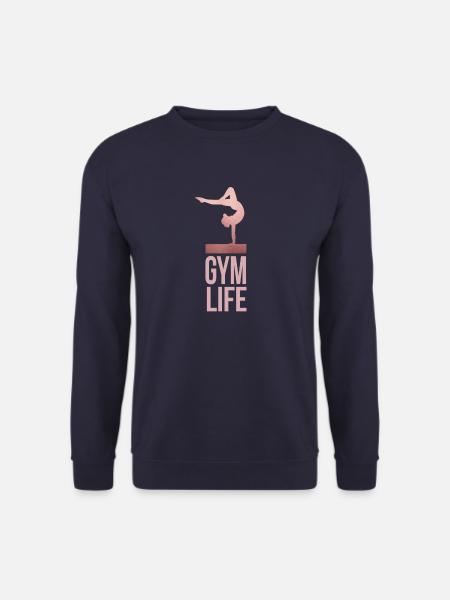 Gymnastik Turnen Turnerin Bodenturnen Geschenk - Unisex Pullover - Navy