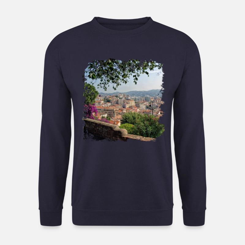 Cannes an der Cote d' Azur - Unisex Pullover - Navy