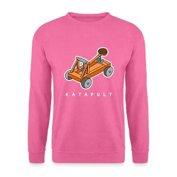 Catapult - gift idea for medieval fans - Unisex Sweatshirt - pink - Front