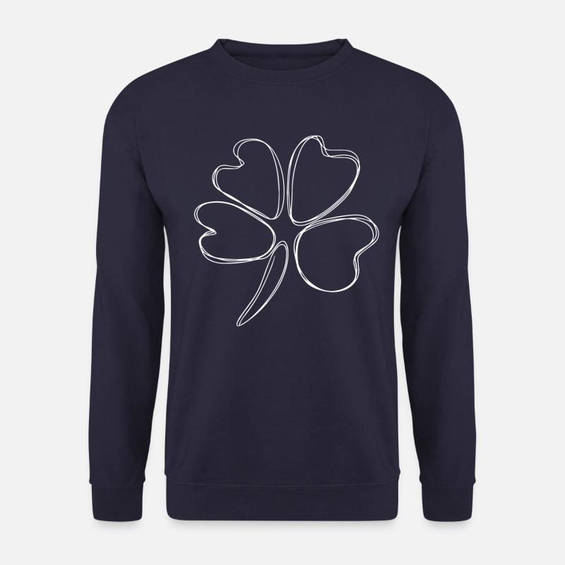 Four-leaf clover - Unisex Sweatshirt - navy