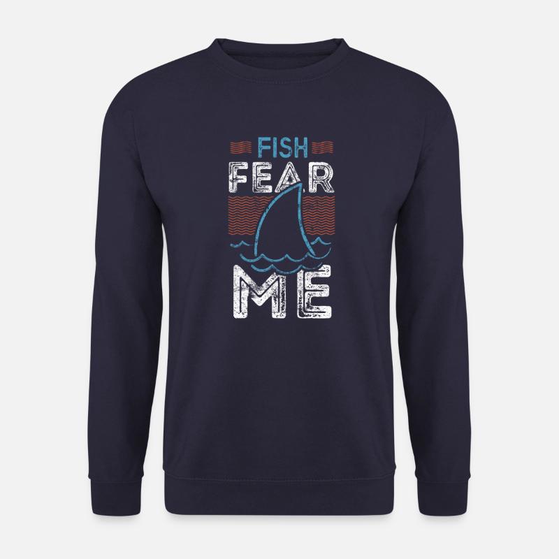 Fischen Angeln - Unisex Pullover - Navy