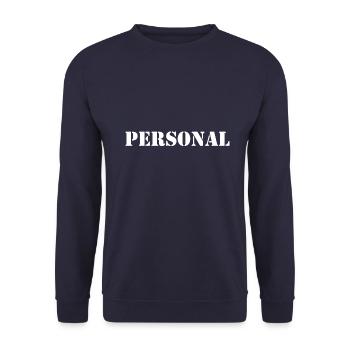 personnel - Sweat-shirt Unisexe - marine - Devant - Alina (178cm) & Michal (187cm)