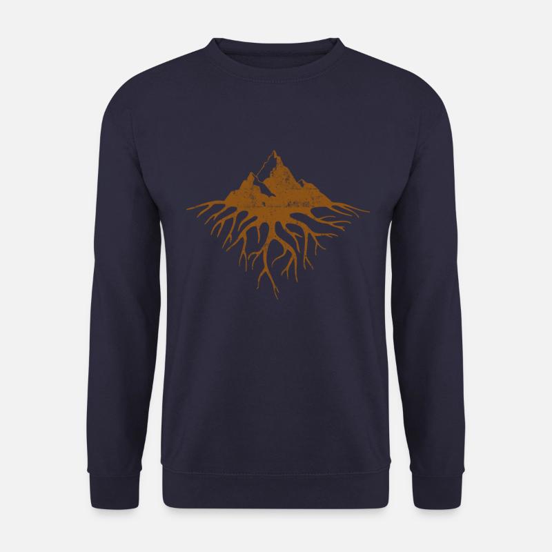 berge mountains spruch outdoor - Unisex Pullover - Navy