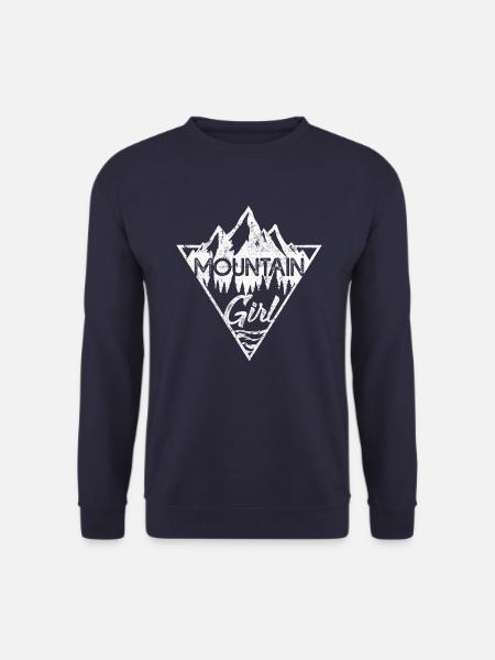 mountain mountains saying - Unisex Sweatshirt - navy