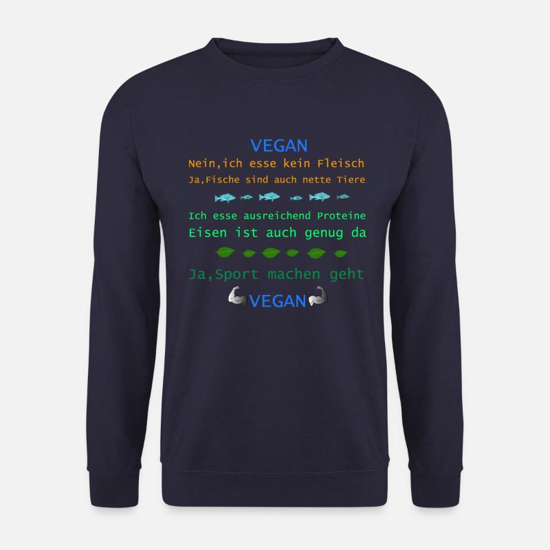 Vegan - Unisex Pullover - Navy
