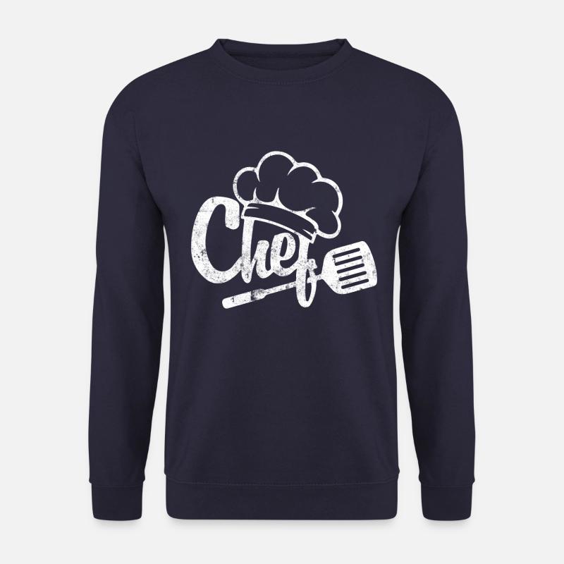 chef koch kochmütze - Unisex Pullover - Navy