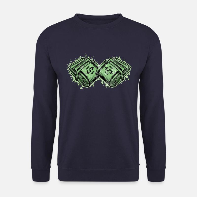 Geld Bündel - Unisex Pullover - Navy