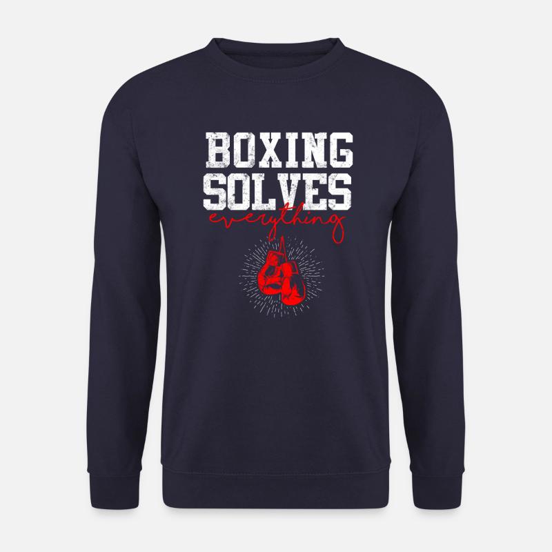 gants de boxe boxe - Sweat-shirt Unisexe - marine