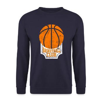 Basketball team - Unisex Sweatshirt - navy - Front - Alina (178cm) & Michal (187cm)