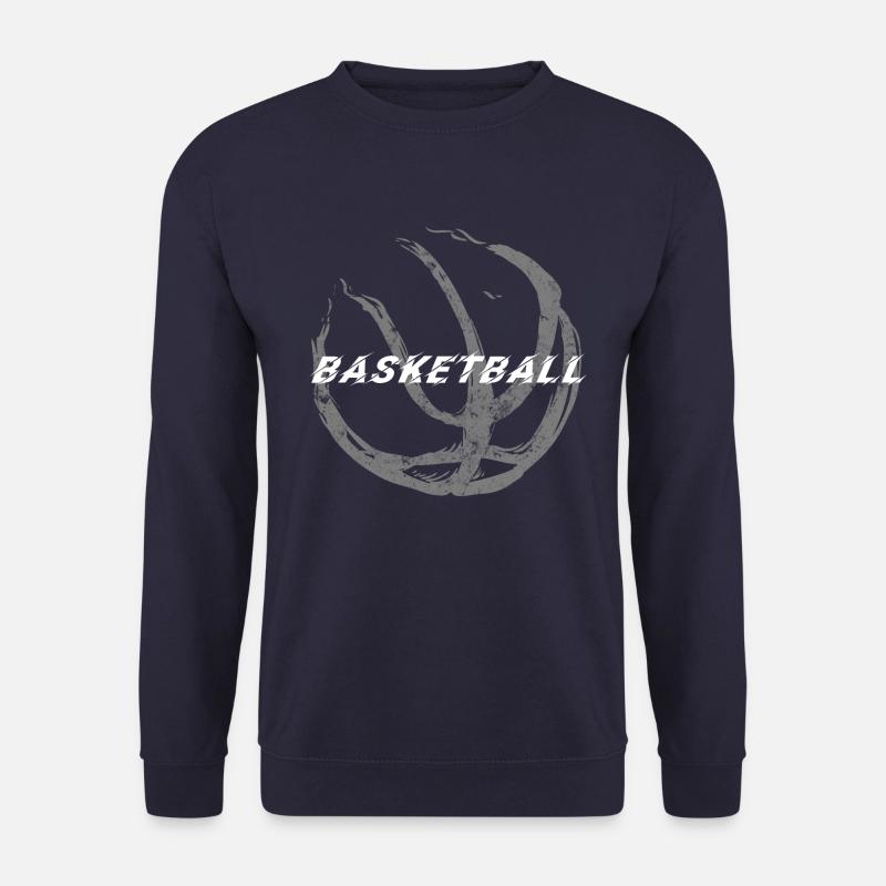 Basketball Ball - Unisex Pullover - Navy