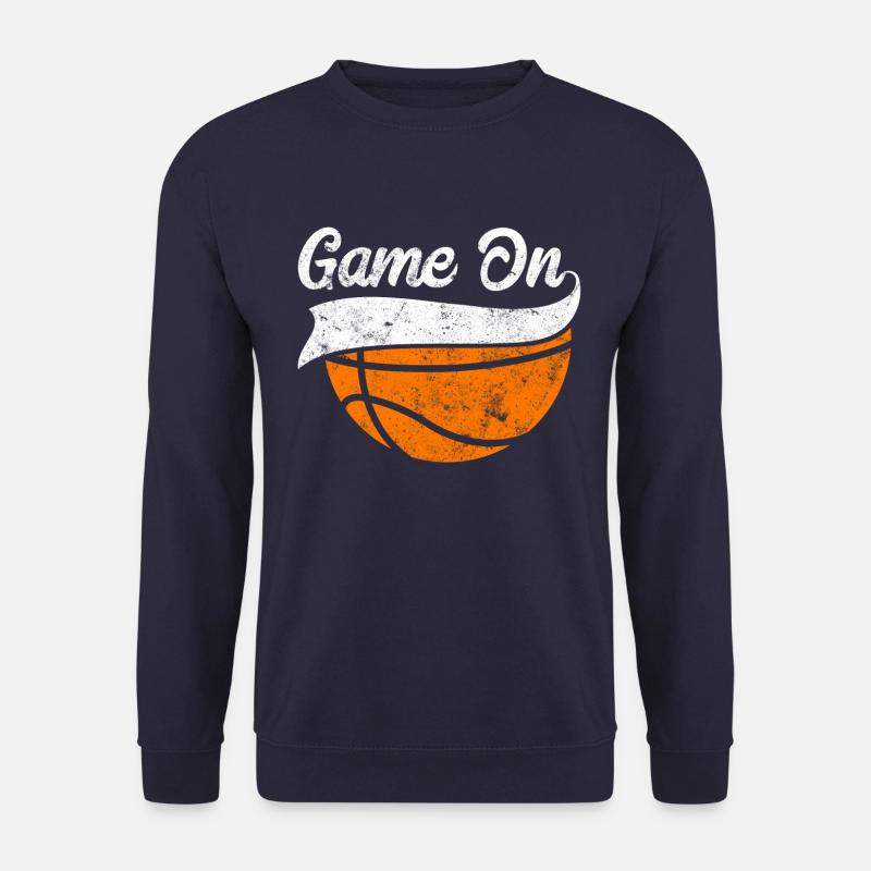 Basketball Spiel Ball - Unisex Pullover - Navy