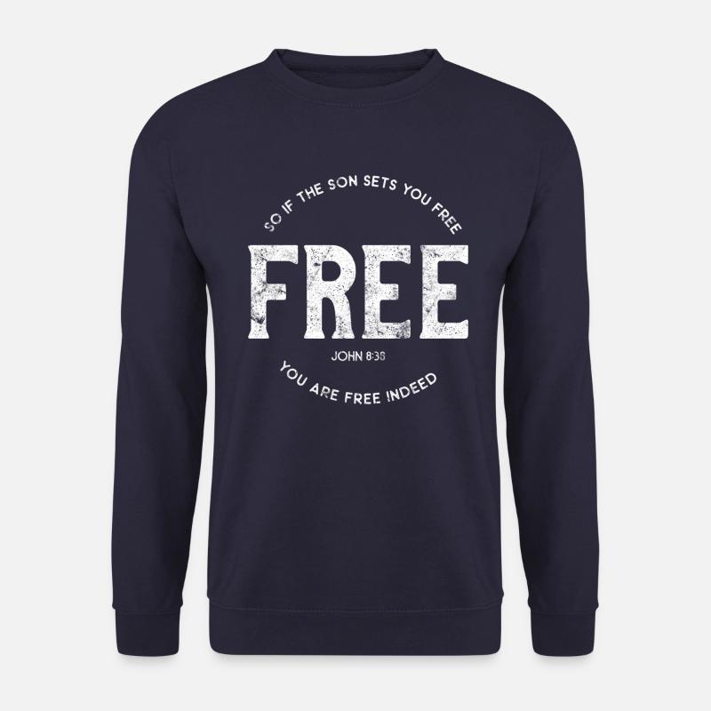 Jesus macht dich frei - Unisex Pullover - Navy