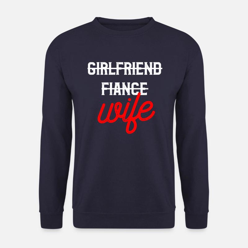 ehefrau spruch - Unisex Pullover - Navy