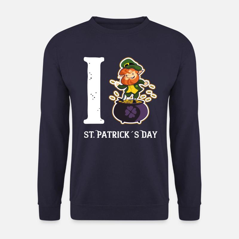 Leprechaun st patricks day - Sweat-shirt Unisexe - marine